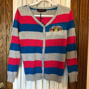 Buzz San Diego Striped Cardigan Sweater